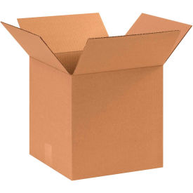 Cube Cardboard Corrugated Boxes, 11"L x 11"W x 11"H, Kraft