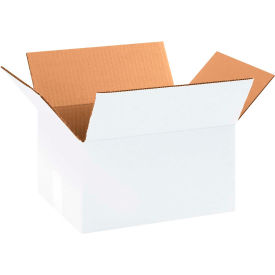 Cardboard Corrugated Boxes, 11-1/4"L x 8-3/4"W x 6"H, White