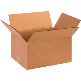 Cardboard Corrugated Boxes, 13"L x 10"W x 7"H, Kraft
