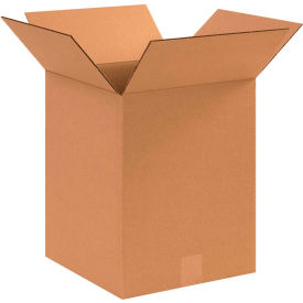Cardboard Corrugated Boxes, 12"L x 12"W x 15"H, Kraft
