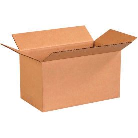 Long Cardboard Corrugated Boxes, 13"L x 7"W x 7"H, Kraft