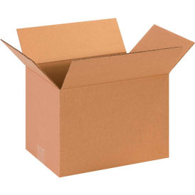 Cardboard Corrugated Boxes, 13"L x 9"W x 9"H, Kraft