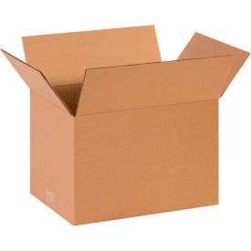 Cardboard Corrugated Boxes, 13"L x 10"W x 9"H, Kraft