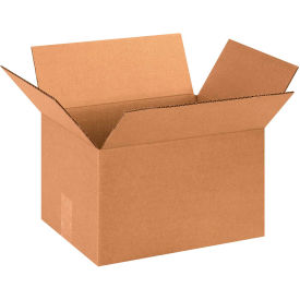 Cardboard Corrugated Boxes, 13"L x 10"W x 8"H, Kraft