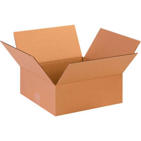 Flat Cardboard Corrugated Boxes, 13"L x 13"W x 5"H, Kraft