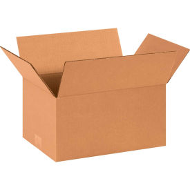 Cardboard Corrugated Boxes, 14"L x 10"W x 7"H, Kraft