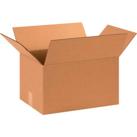 Cardboard Corrugated Boxes, 15"L x 11"W x 8"H, Kraft