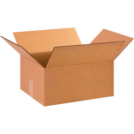 Cardboard Corrugated Boxes, 15"L x 13"W x 7"H, Kraft