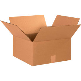 Cardboard Corrugated Boxes, 15"L x 15"W x 8"H, Kraft