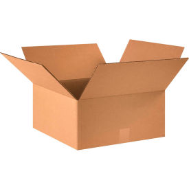 Cardboard Corrugated Boxes, 16"L x 16"W x 7"H, Kraft