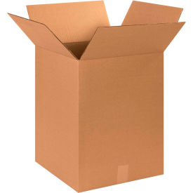 Cardboard Corrugated Boxes, 15"L x 15"W x 20"H, Kraft