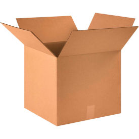 Cardboard Corrugated Boxes, 16"L x 16"W x 14"H, Kraft