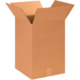 Cardboard Corrugated Boxes, 14"L x 14"W x 20"H, Kraft