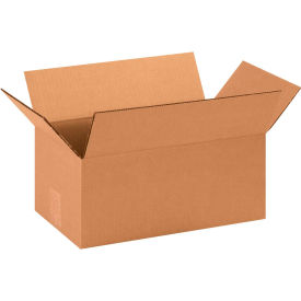 Cardboard Corrugated Boxes, 14-1/2"L x 8-3/4"W x 6"H, Kraft