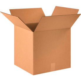 Cardboard Corrugated Boxes, 16"L x 16"W x 15"H, Kraft