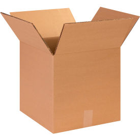 Heavy Duty Double Wall Corrugated Boxes, 14"L x 14"W x 14"H, Kraft