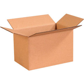 Cardboard Corrugated Boxes, 11"L x 7"W x 7"H, Kraft