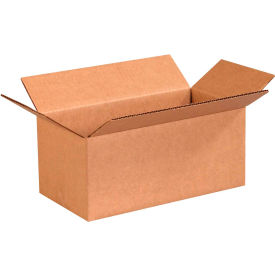Long Cardboard Corrugated Boxes, 12"L x 6"W x 5"H, Kraft