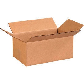 Cardboard Corrugated Boxes, 12"L x 7"W x 5"H, Kraft