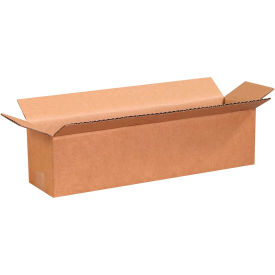 Long Cardboard Corrugated Boxes, 16"L x 4"W x 4"H, Kraft