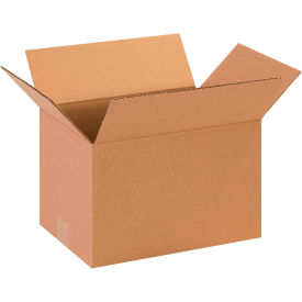 Cardboard Corrugated Boxes, 13"L x 9"W x 7"H, Kraft