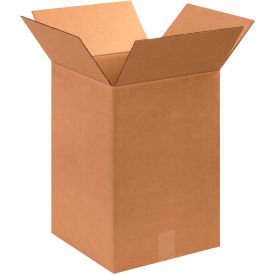 Cardboard Corrugated Boxes, 12"L x 12"W x 18"H, Kraft