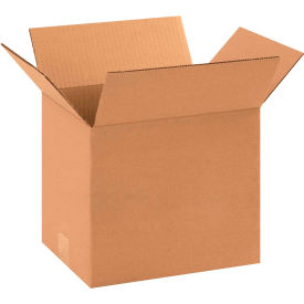 Cardboard Corrugated Boxes, 11-1/4"L x 8-3/4"W x 10"H, Kraft