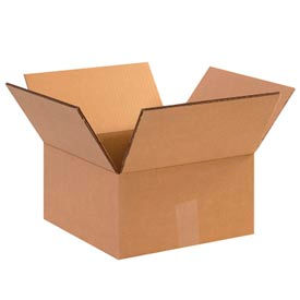 Heavy Duty Double Wall Corrugated Boxes, 12"L x 12"W x 10"H, Kraft