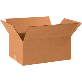 Cardboard Corrugated Boxes, 18-1/2"L x 12-1/2"W x 8"H, Kraft
