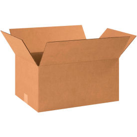Cardboard Corrugated Boxes, 18-1/2"L x 12-1/2"W x 9"H, Kraft
