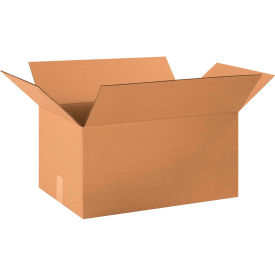 Long Cardboard Corrugated Boxes, 20"L x 13"W x 10"H, Kraft