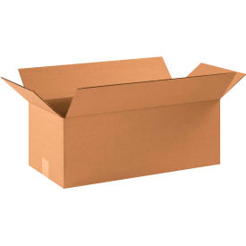 Long Cardboard Corrugated Boxes, 22"L x 10"W x 8"H, Kraft