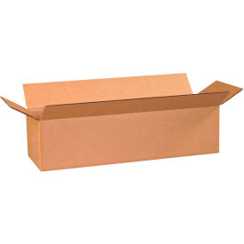 Long Cardboard Corrugated Boxes, 24"L x 8"W x 6"H, Kraft