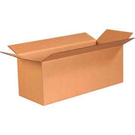 Long Cardboard Corrugated Boxes, 24"L x 9"W x 9"H, Kraft