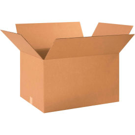 Cardboard Corrugated Boxes, 24"L x 18"W x 14"H, Kraft