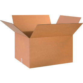 Cardboard Corrugated Boxes, 24"L x 20"W x 14"H, Kraft