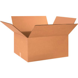 Heavy Duty Double Wall Corrugated Boxes, 24"L x 20"W x 12"H, Kraft