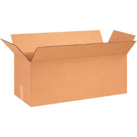 Long Cardboard Corrugated Boxes, 26"L x 10"W x 10"H, Kraft