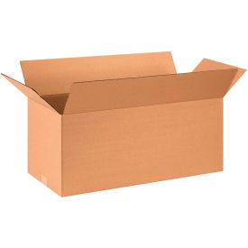 Long Cardboard Corrugated Boxes, 28"L x 12"W x 12"H, Kraft