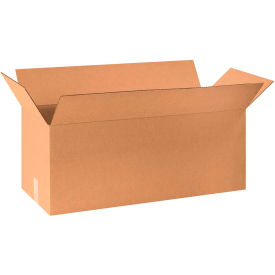 Long Cardboard Corrugated Boxes, 30"L x 12"W x 12"H, Kraft
