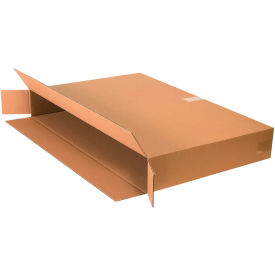 Side Loading Cardboard Corrugated Boxes, 36"L x 5"W x 24"H, Kraft