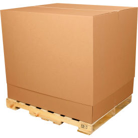 Telescoping Outer Top Cargo Boxes, 47-3/4"L x 40"W x 34"H, Kraft