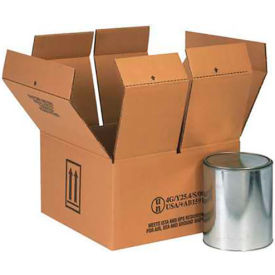 Haz Mat Boxes Four 1 Gal. Paint Cans, 14-1/4"L x 14-1/4"W x 7-5/8"H
