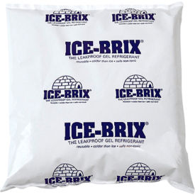 Cold Packs, 16 Oz., 6-1/4"L x 6"W x 1"H, White/Blue, 18/Pack