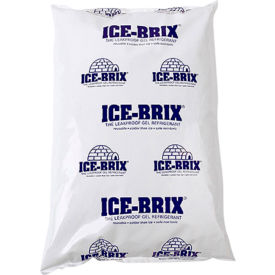 Cold Packs, 32 Oz., 10"L x 6"W x 1-1/2"H, White/Blue, 9/Pack