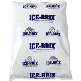 Cold Packs, 48 Oz., 10-1/4"L x 8"W x 1-1/2"H, White/Blue, 6/Pack