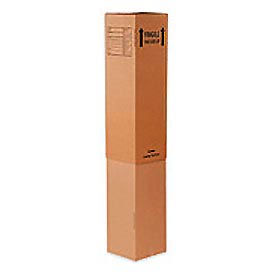 Inner Lamp Cardboard Corrugated Boxes, 12"L x 12"W x 46"H, Kraft