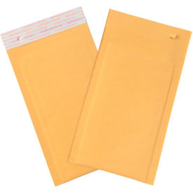 Self Seal Bubble Mailer w/ Tear Strip, 4"W x 8"L, Golden Kraft, 25/Pk