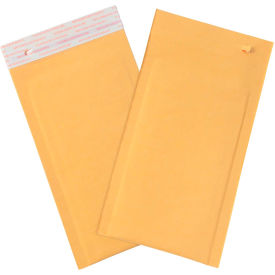 Self Seal Bubble Mailer w/ Tear Strip, #00, 5"W x 10"L, Golden Kraft, 25/Pk