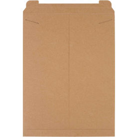 Stayflats Tab Lock Mailers, 18"W x 24"L, Kraft, 50/Pack